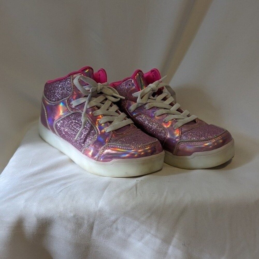 EUC - Skechers Energy Lights Ultra Pink Sneakers  - Size 4
